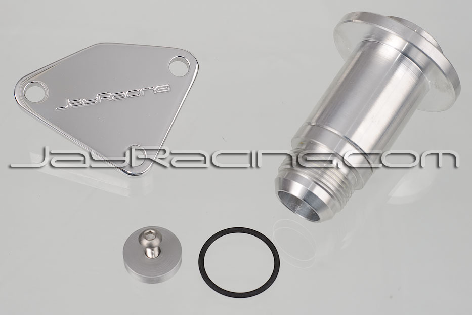 Jay Racing Front Water Outlet Kit -AN Male Fitting (Long) - Click Image to Close